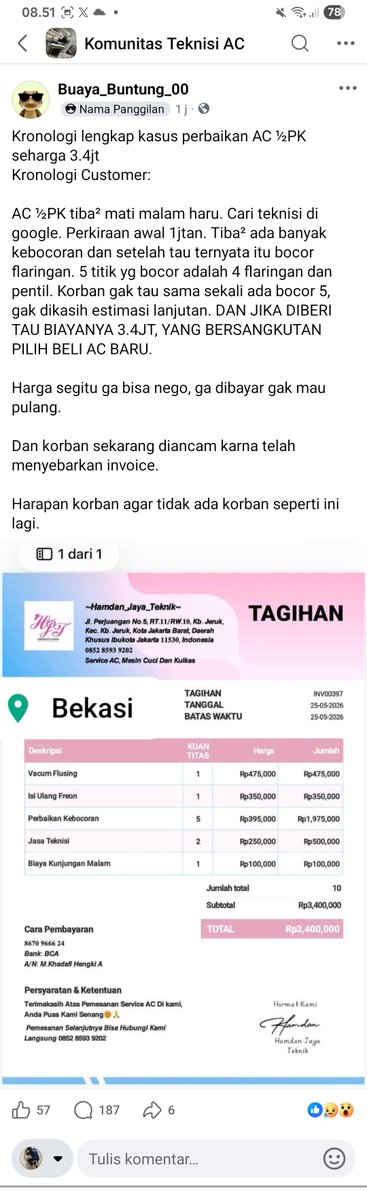 Service AC Jakarta Bekasi tweet media