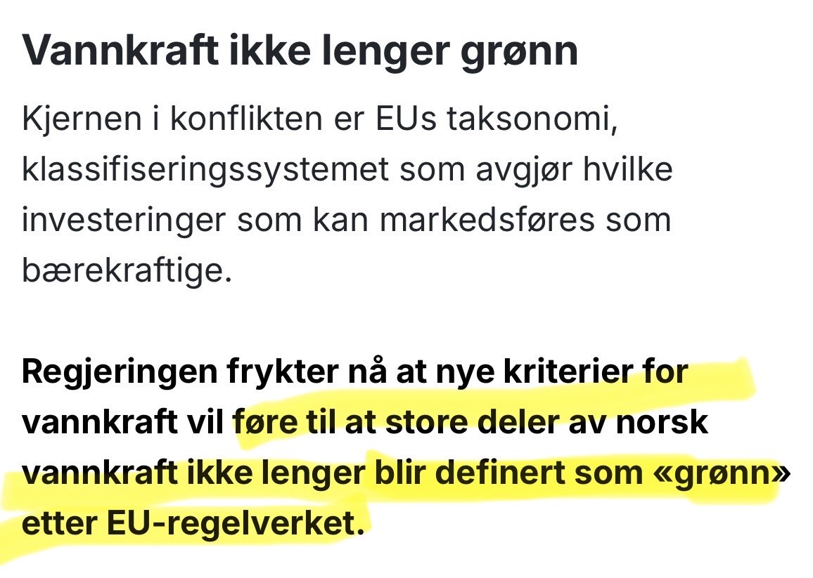 utbytteprinsen's tweet photo. Din daglige påminnelse om at disse EU-byråkratene er spikk spenna gærne 😅
Nå er det snart kun disse vind-turbin-områdene og fjellene av solceller som regnes som grønne 😂 Begge teknologier som per dags dato etterlater seg fjell av ikke-nedbrytbart søppel 😌 https://t.co/eg4dJiu4kB