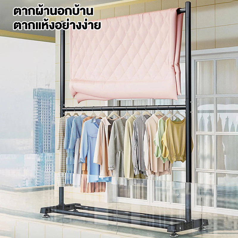 as_ch88's tweet photo. ลองดู ราวตากผ้า 2 ชั้น ราวเเขวนผ้าเหล็ก ราวแขวน ตากผ้าคอนโด มินิมอล เเขวนได้ 50+ตัว ในราคา ฿205 - ฿313 ที่ Shopee https://t.co/5JrZKYG6qO https://t.co/3yqTWEpY5W
