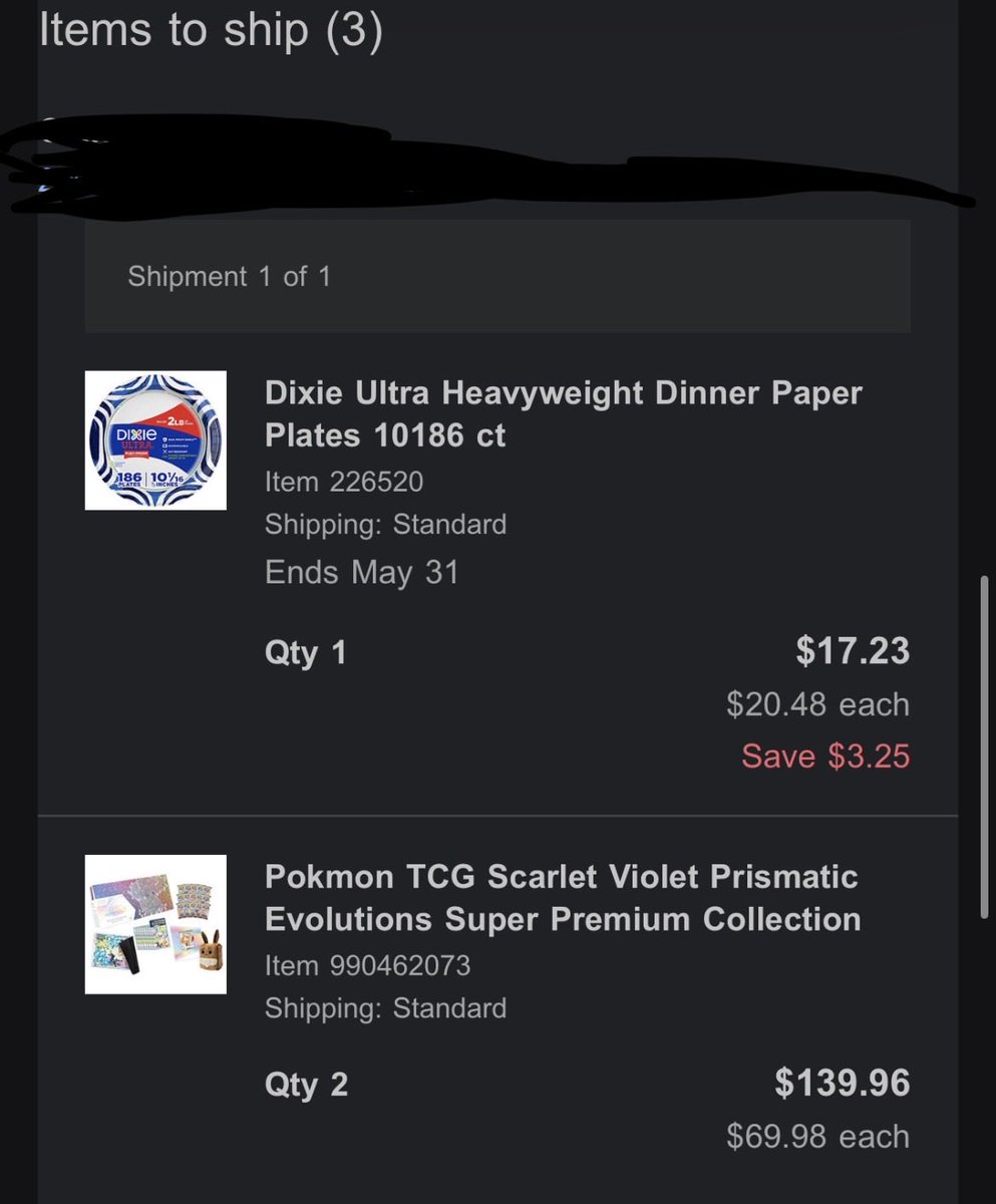 NickBat10's tweet photo. Needed to add the paper plates to be able to checkout #pokemon @SamsClub https://t.co/bzhaVeMImp