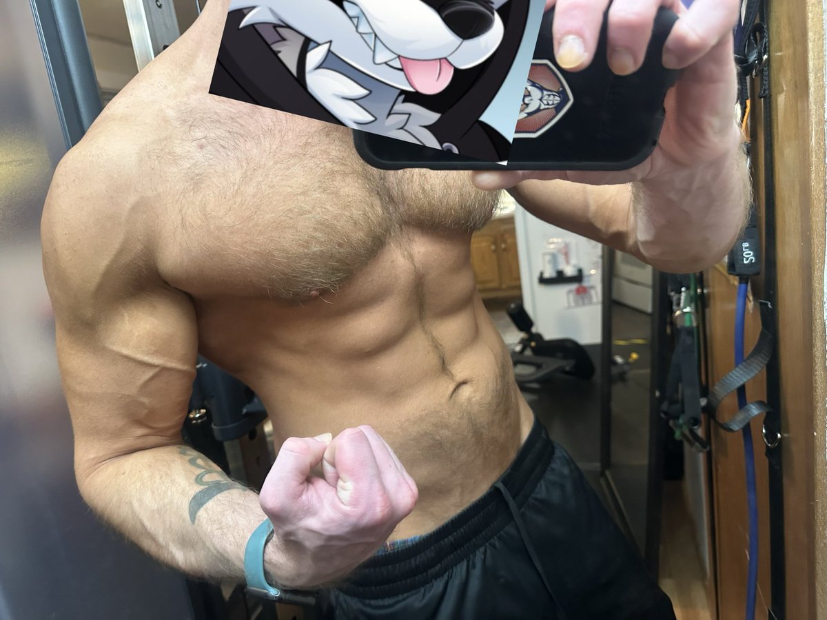 FuzzNox's tweet photo. Late night chest workout https://t.co/I8sdXW8VOi