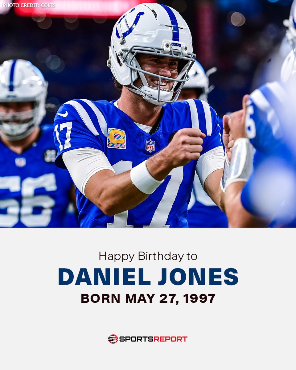 SRIndyColts's tweet photo. Colts Fans, let's wish Daniel Jones a Happy 29th Birthday! https://t.co/NvAzIhf7Hm