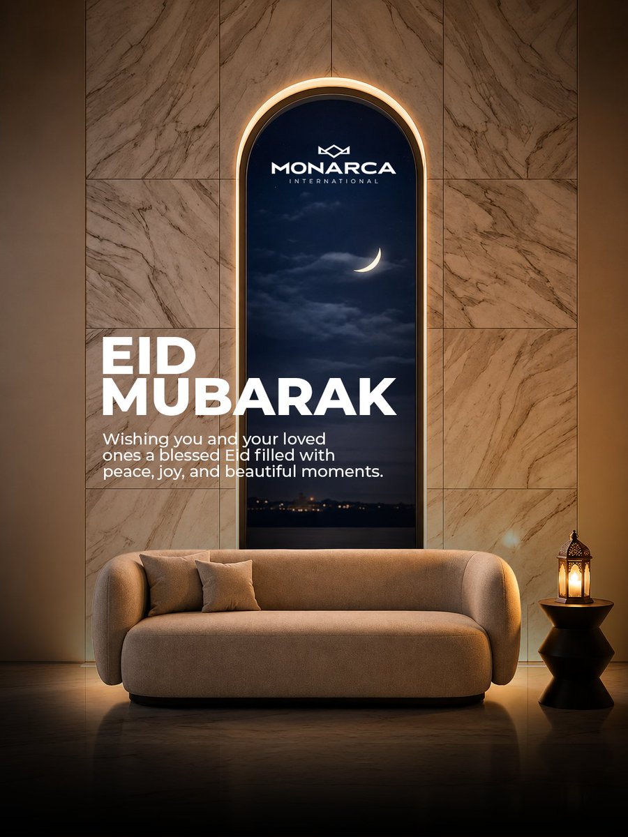 MonarcaDXB's tweet photo. Eid Al Adha Mubarak from Monarca International. ✨

Wishing our employees, partners, clients, and their families a blessed Eid filled with peace, gratitude, and togetherness.

May this special occasion bring new blessings to every home.

#MonarcaInternational #EidMubarak #Dubai https://t.co/jGtrYyZJ51