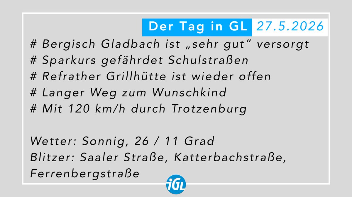 i_GL's tweet photo. Guten Morgen, die frische Dosis lokaler Nachrichten für Bergisch Gladbach: https://t.co/xqNilU5iBr  #gl1 #bergischgladbach https://t.co/35XMGJYM7c