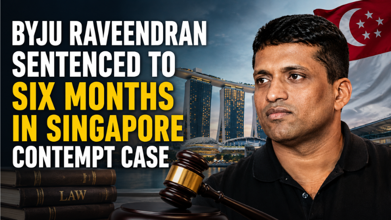 NRIPage's tweet photo. Byju Raveendran Sentenced To Six Months In Singapore Contempt Case
https://t.co/IHbvS2Hld4
#Business #byjuraveendran #byjusnews #singaporecourt #contemptcase #edtechnews #startupnews #businessnews #legalcase #assetcase #indianstartup https://t.co/SfM8ujB6Ls
