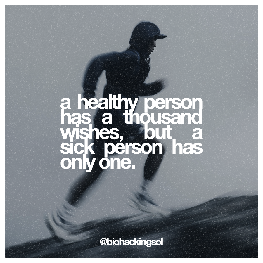 biohackingsol's tweet photo. The best investment portfolio starts with your health. https://t.co/6UbJOfQyWk