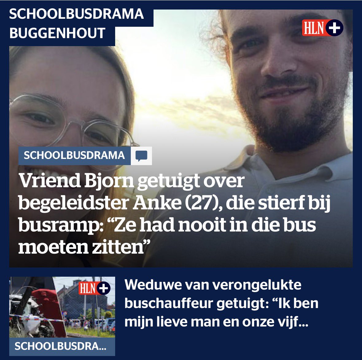 DM_Vincenzo's tweet photo. Nog dezelfde dag van het tragische ongeval de nabestaanden (van chauffeur en begeleidster) opzoeken om toch maar een primeur te hebben, ik heb daar toch serieuze bedenkingen bij. https://t.co/wnnKUnWmlJ