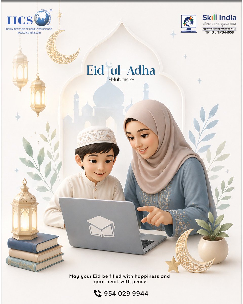 IICSIndia's tweet photo. 🌙 Eid al-Adha Mubarak ✨

#EidAlAdhaMubarak #EidMubarak #Blessings #Joy #Peace #Happiness #HealthyVision #CelebrateLife #FestiveVibes #Togetherness #Gratitude #EidGreetings #SpecialDay #GoodHealth #CelebrateWithLove https://t.co/Fe2kbwCbUl
