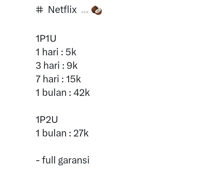 ゛akun promosi | order ke wa / @G7765O tweet media