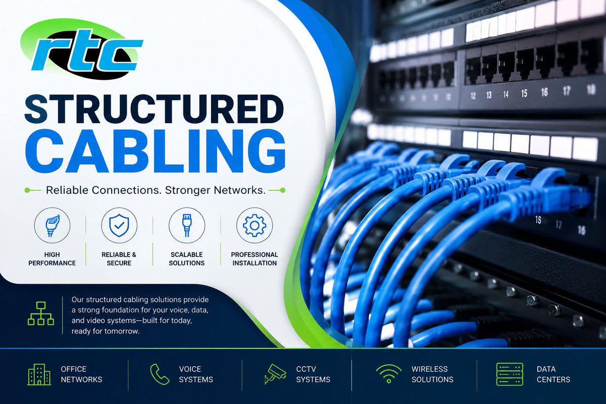 reliabletelcom's tweet photo. ๐ Structured cabling = faster, cleaner, and more reliable business networks. ๐ปโกBuilt for performance, security, and future growth.Learn more: https://t.co/pQHEz8XI4U
#StructuredCabling #NetworkInfrastructure #BusinessNetworking #DataCabling #ITSolutions #SanFrancisco https://t.co/HFgRHbJQ4i