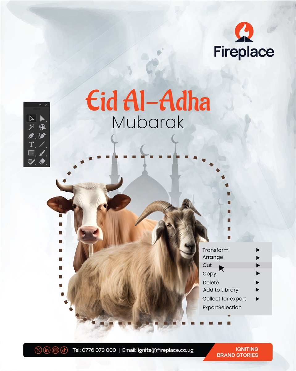 FireplaceAgency's tweet photo. Today, we celebrate the spirit of sacrifice, faith, and devotion.

Eid Mubarak from all of us at Fireplace🤲 https://t.co/m9WbGPed2O