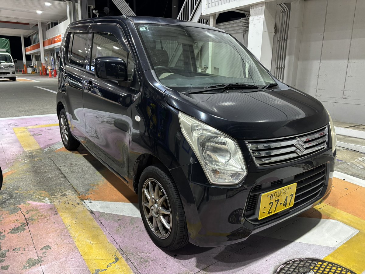 爆安足車くん納車されました。 2013年式のスズキワゴンR FX (MH34S 