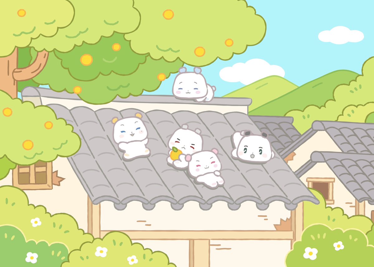 MininiClub's tweet photo. MMMM June Wallpaper!! PC Tablet and Mobile🥰 cuties hanging around on the roof again😌 #PLAVE #MMMM https://t.co/9NBVerapDG