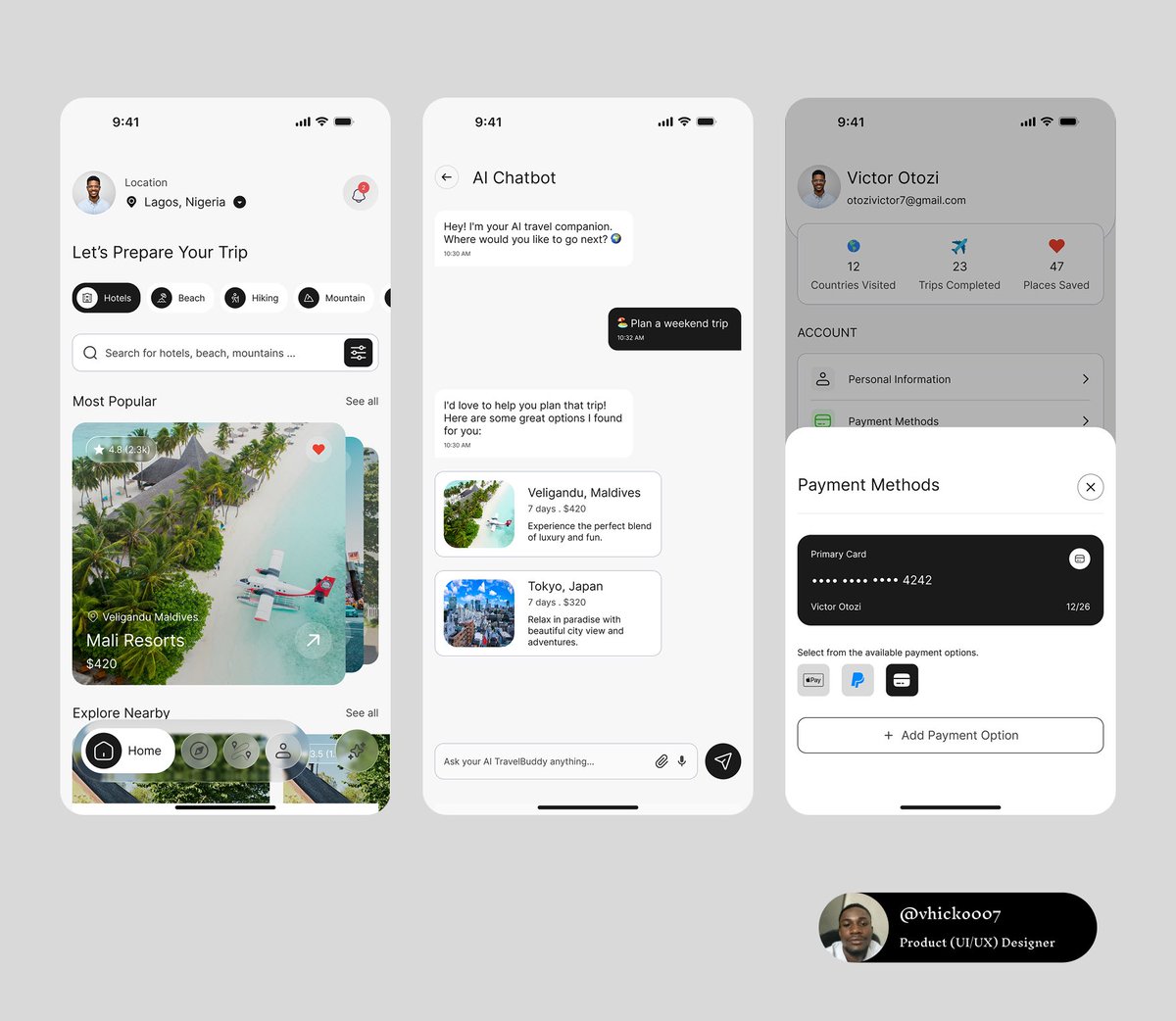 VhickO | UI/UX & Product Designer tweet media