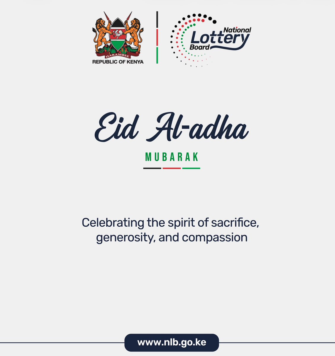 NLB_Kenya's tweet photo. As families and communities across Kenya come together to mark Eid al-Adha, we celebrate the values of generosity, compassion, and caring for one another.

At NLB, we look forward to supporting initiatives that uplift communities and create opportunities for Kenyans nationwide. https://t.co/nLgysW1uoz