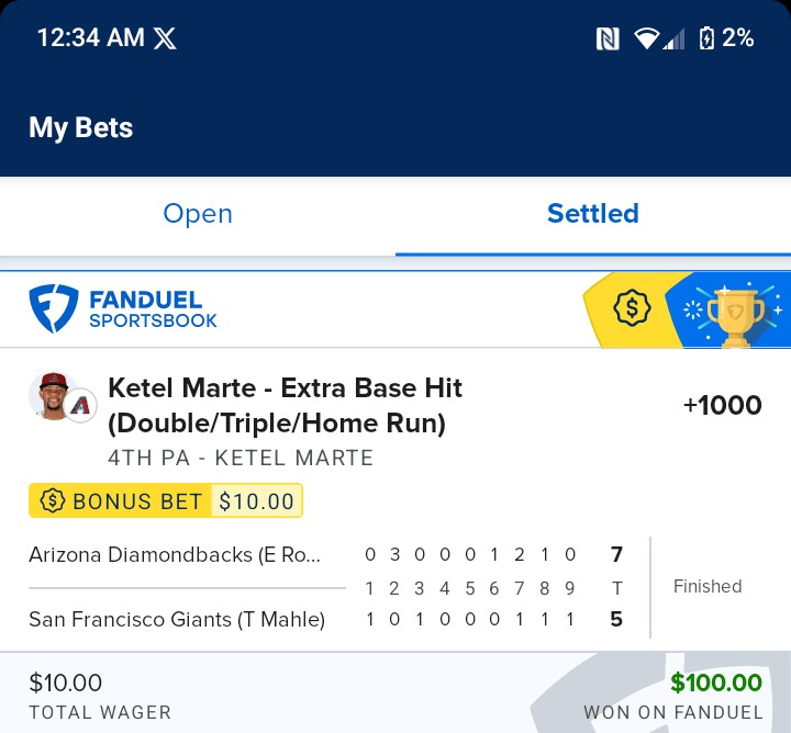 RealStarrLight's tweet photo. @FDSportsbook 🔥🔥🔥 https://t.co/geLlSoU2Ko