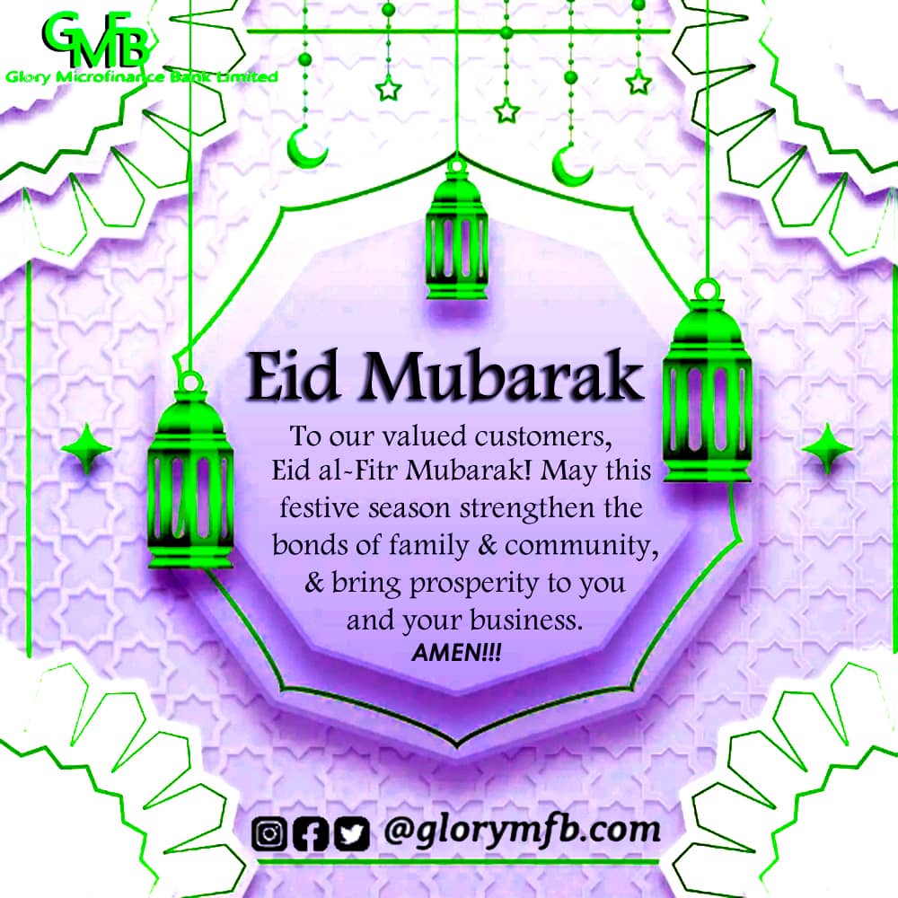 glorymfb's tweet photo. Happy Eid-El-Kabir to our Muslim Brothers and Sisters.
Wishing you a joyful celebration filled with peace, happiness, blessings, and abundant grace. May this special occasion bring unity, prosperity, and renewed hope to you and your loved ones. Eid Mubarak! https://t.co/jmnD7jIg67