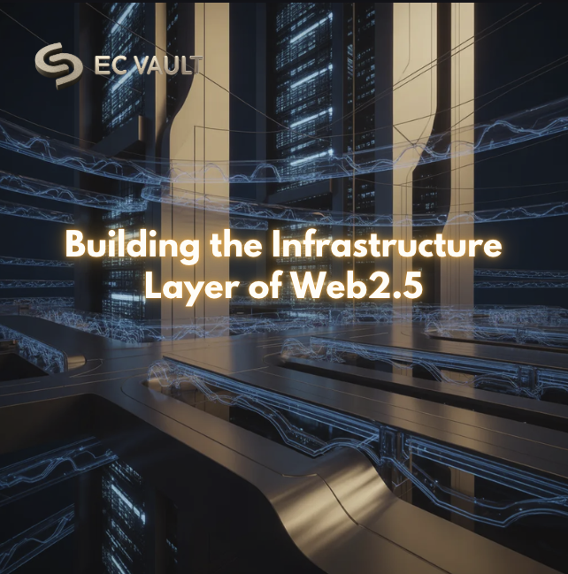 ECVault's tweet photo. The future of Web2.5 may depend on ecosystems that can organize information, capital, governance, and real-world assets inside one coordinated infrastructure layer.

Not just protocols.
Not just marketplaces.

But interconnected treasury systems designed for long-term scalability.
#ECVault #RWA #Web3