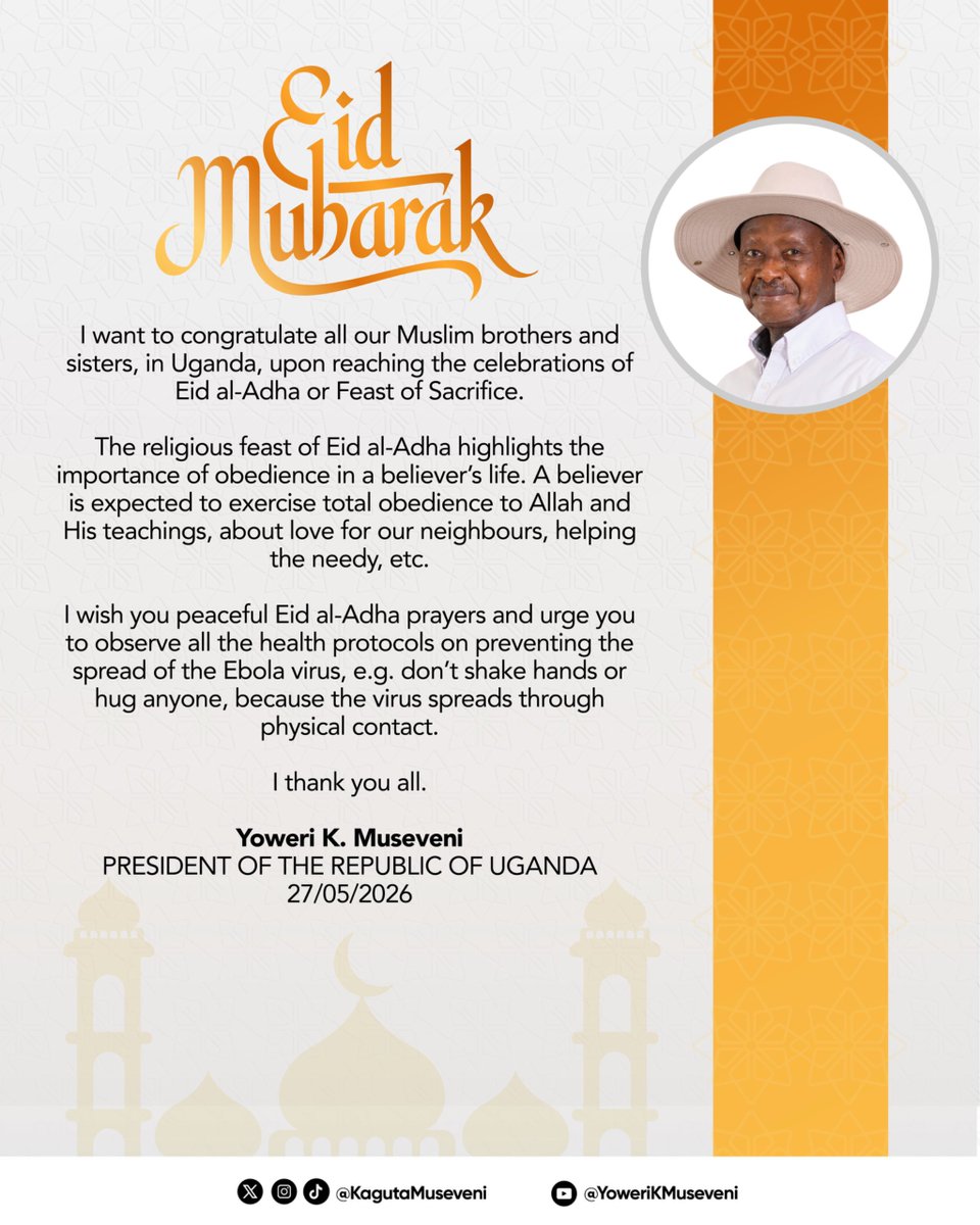 Yoweri K Museveni tweet media