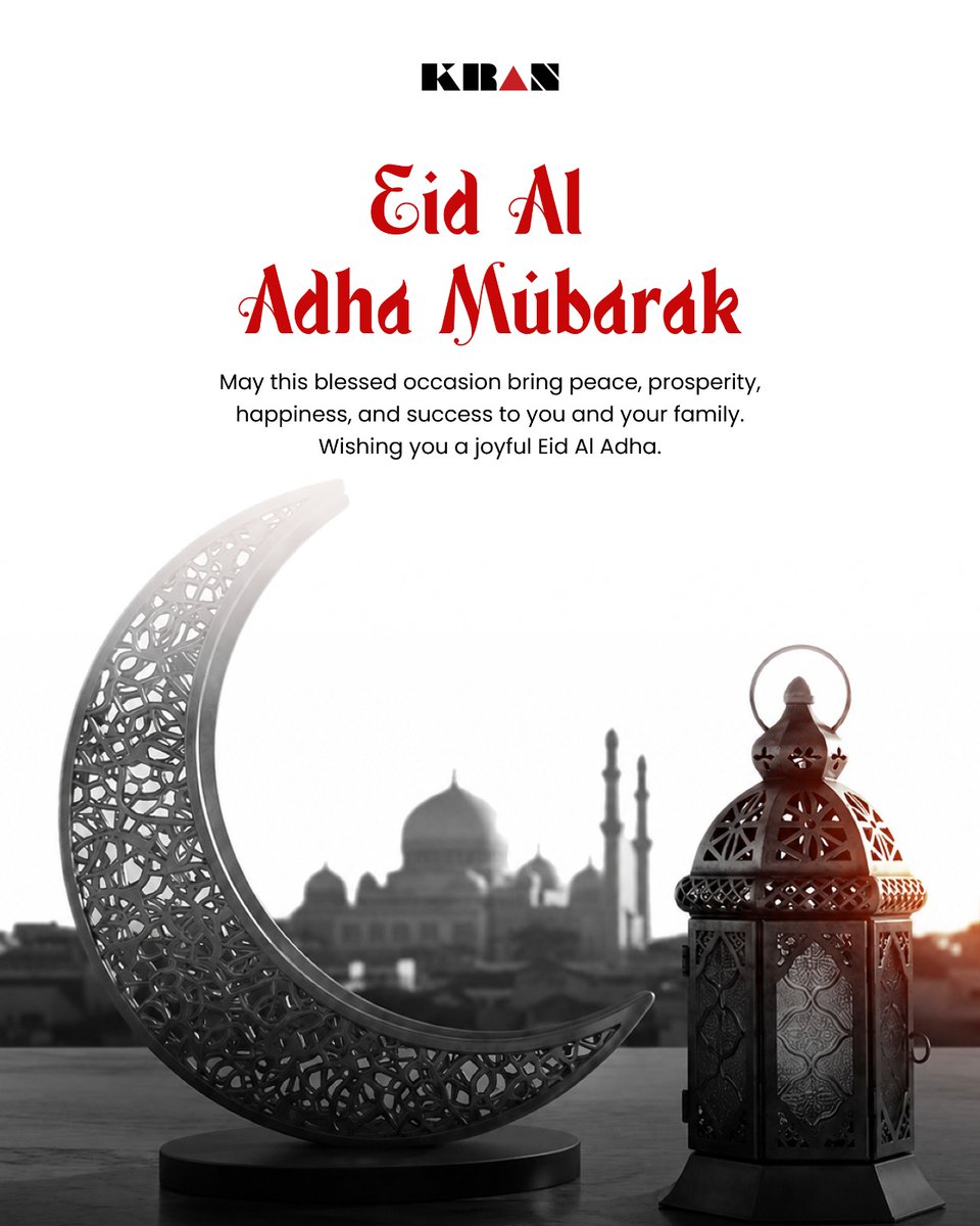 kranconsulting's tweet photo. Wishing everyone a Happy and Prosperous Eid Al Adha 💫💫✨✨✨🌟🌟💐💐💐🌙🌙 https://t.co/dAiykiwnHw