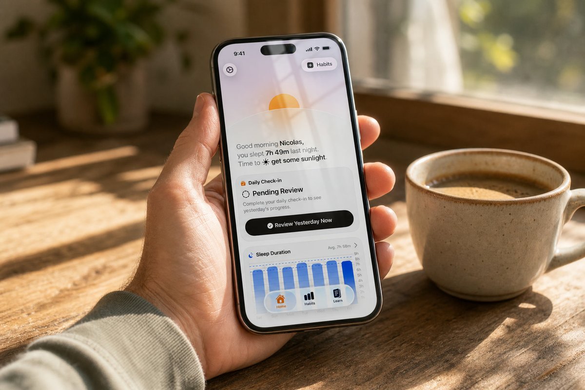 nicol3a's tweet photo. My second indie app is finally live 🥳

Supersleep helps you build better sleep habits without turning sleep into a performance.

Download 👉 https://t.co/h0jqWRR2qE

Five years ago, I read Why We Sleep. One idea stuck: the best way to improve sleep isn't drugs or trackers, it's simple habits.

Early 2025, I started building Supersleep. The idea was simple: help people build better sleep habits without the anxiety.

I added progressive habit goals inspired by learning meditation. My mentor would say "one minute a day is better than nothing." Start small, build consistency.

Supersleep is about becoming more mindful of your time and routines. Good sleep is the foundation for everything else.

It's been months in the making. This is my passion project, and I couldn't be more excited to share it. ❤️

https://t.co/Mj6GXlfyrZ