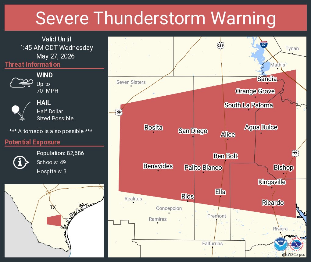 NWS Severe Tstorm tweet media