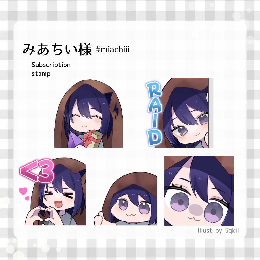 Sqkilll's tweet photo. ୨୧𝐰𝐨𝐫𝐤

みあちい様 #miachiii の
サブスクスタンプ描かせていただきました
ありがとうございました🌸 https://t.co/CZCLFEVfQG