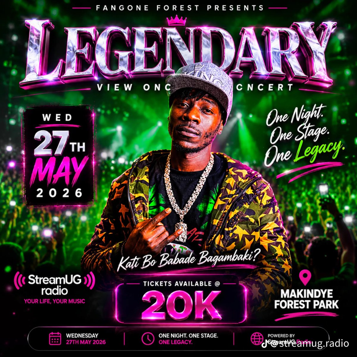fangoneforest44's tweet photo. The day is today all roads to makindye forest park https://t.co/XFT0lkVms1