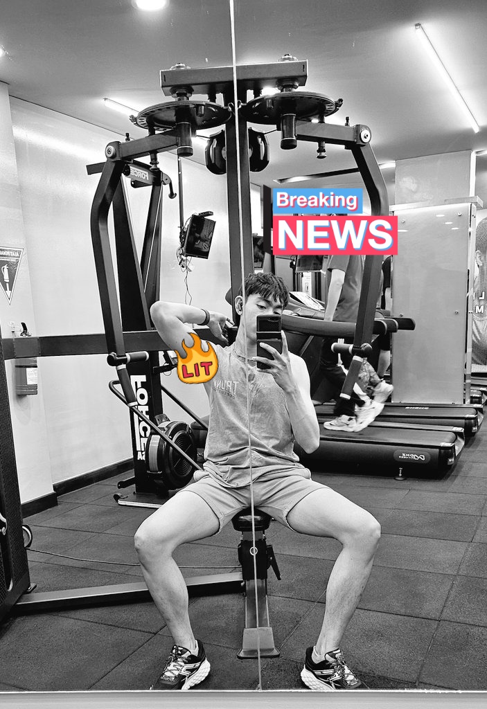 Ninonenu's tweet photo. Tipis" terus kalo gym sendiri tuh mager 😅 https://t.co/k3kaflvqzo