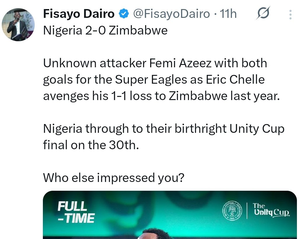 Naija🇳🇬 football news origin switches and more. tweet media