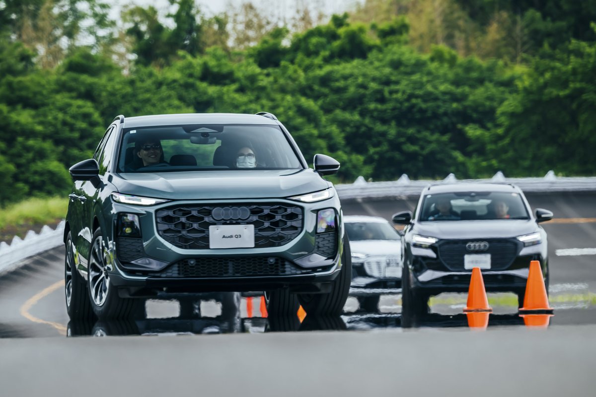 AudiJapan's tweet photo. Audi driving experience「Active Safety」を開催。

クローズドコースで万が一の状況への対処法を学ぶ人気プログラム。フルブレーキングや高速バンク走行、白熱のタイムトライアルまで、Audiならではのパフォーマンスと走る楽しみを体感いただきました。

#ActiveSafety  #Audi https://t.co/up9kjnDZDi