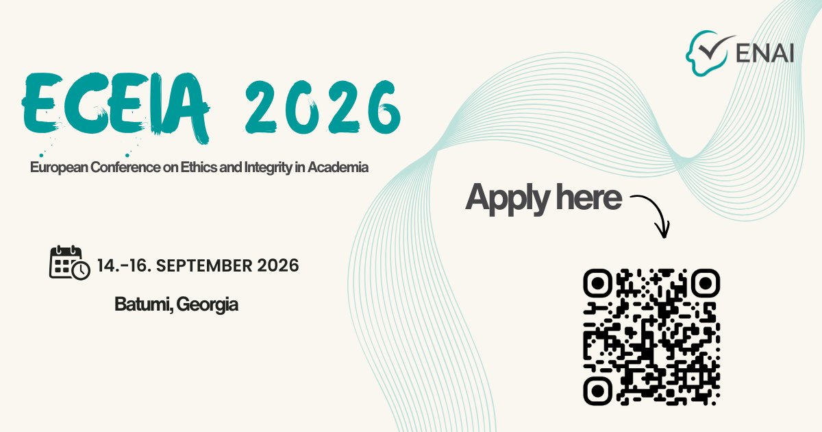 ENAIntegrity's tweet photo. 🚨 ECEIA 2026 registration is ONGOING! 

Join us in Batumi for AI, ethics &amp; academic integrity talks, workshops, networking &amp; more! 🎓✨ Check out our tips and tricks for attendees!

#ENAI #HigherEducation #AcademicIntegrity #ResearchEthics
#ResponsibleAI #Academia #EthicsInAI https://t.co/PbTx1Q6fE7