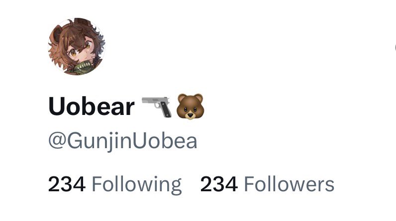 Uobear 🔫🐻 tweet media
