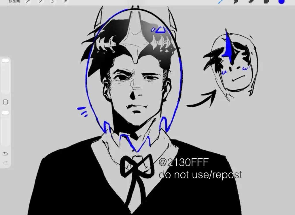 cheekathu's tweet photo. my friend drew him for me... @2130FFF 🥺
#jhailatte https://t.co/4QvXPkldw5