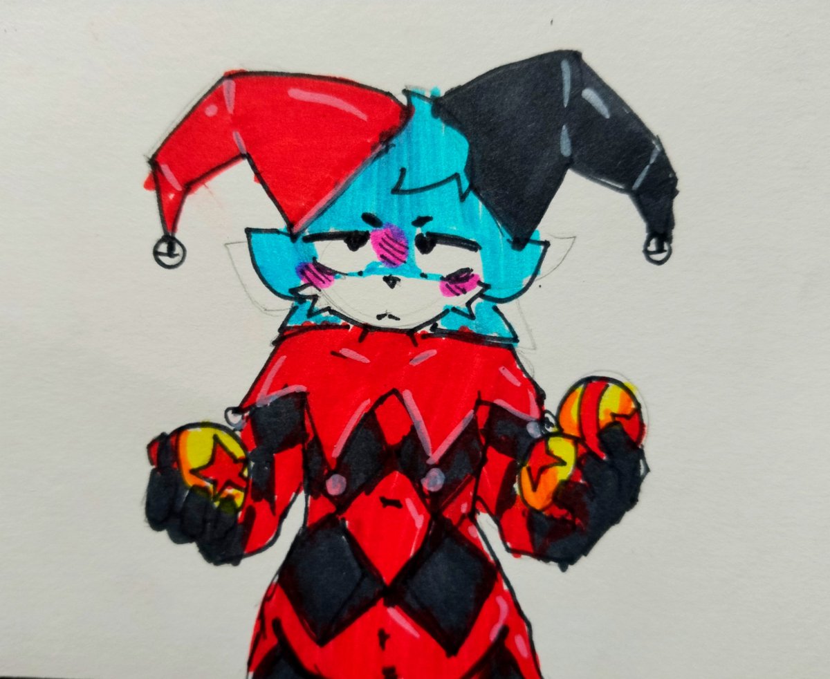 BoxyTheDogbox's tweet photo. @samuelbpc4:
"So I was.. The jester"

Jester X Princess https://t.co/C0WPPg1GfA