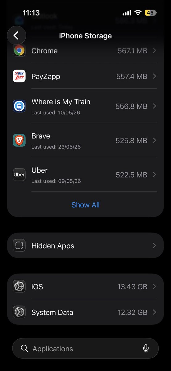 Gnaneshh7's tweet photo. @dealztrendz It works, but after some time it goes back and increases by 1 GB again. https://t.co/mcmbZvgoMm