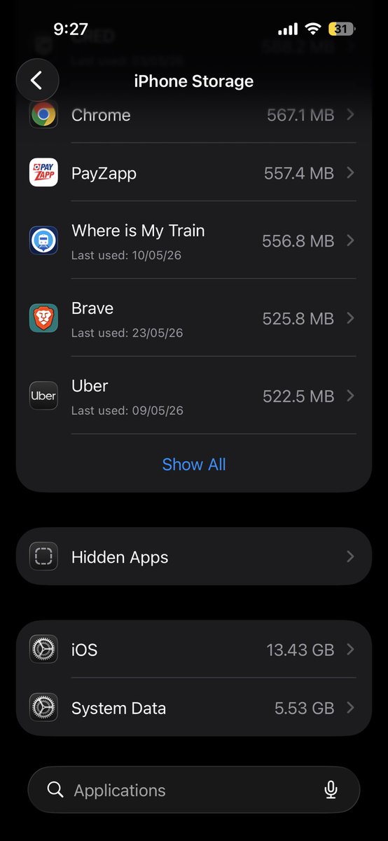 Gnaneshh7's tweet photo. @dealztrendz It works, but after some time it goes back and increases by 1 GB again. https://t.co/mcmbZvgoMm