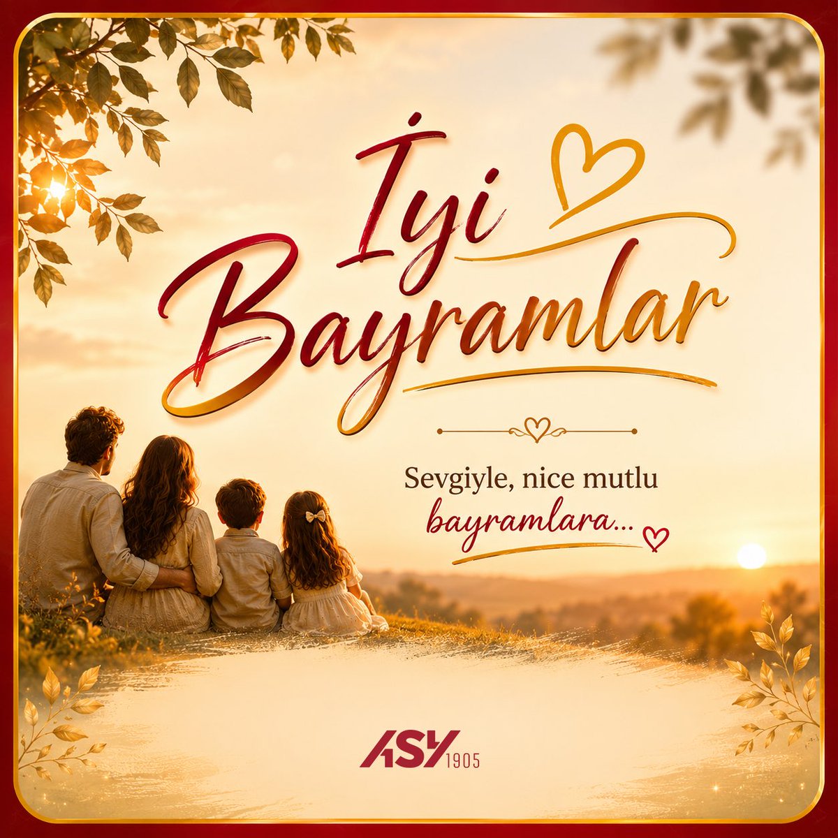 ASY1905Dernegi's tweet photo. Ailenizle, sevdiklerinizle huzurlu, sağlıklı ve güzel anılarla dolu bir bayram geçirmenizi dileriz. https://t.co/Xu5ZbyJR5U