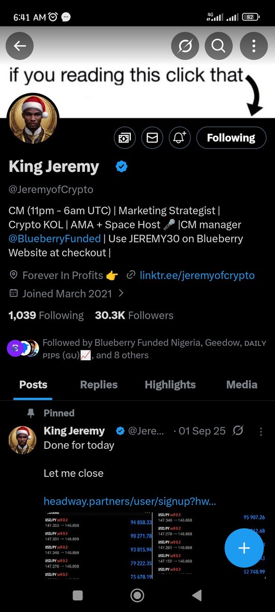 CEmenye's tweet photo. @ambaposh @BlueberryFunded @BBFNigeria @JeremyofCrypto @justwisdomm @pips_daily https://t.co/8JTP3SsSEA