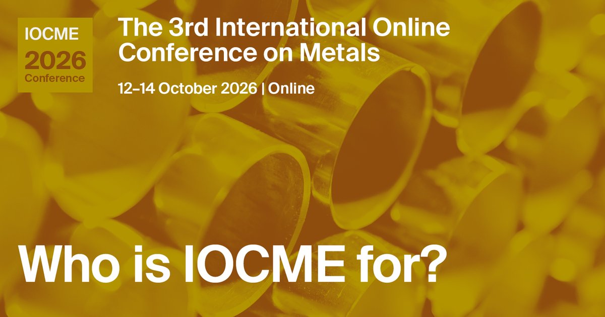 Metals - Open Access Journal tweet media