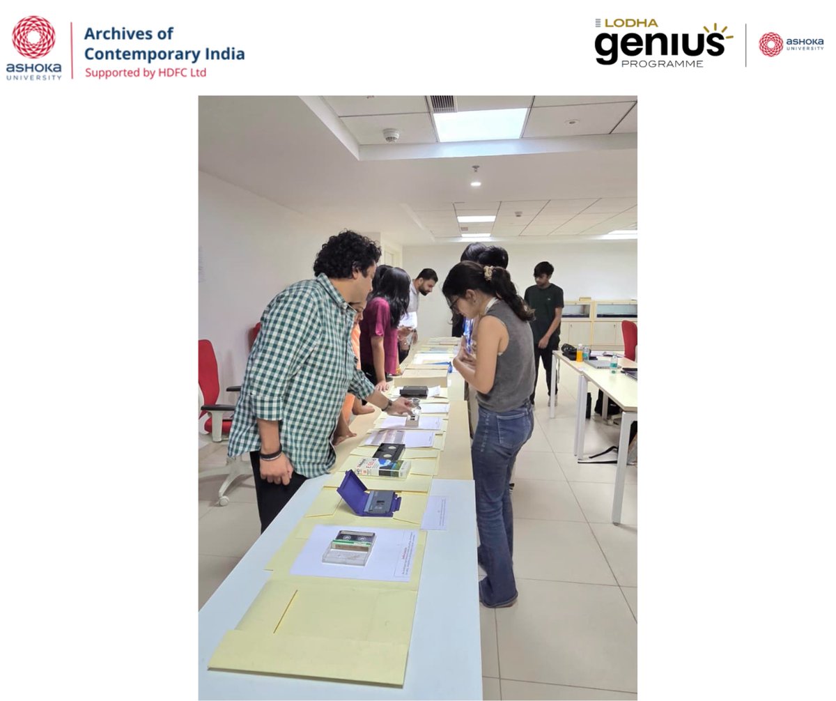 Ashoka_Archives's tweet photo. Archives Workshop for Lodha Genius Programme students 2026: Day 2 (26 May 2026).
#archivesofcontemporaryindia #LodhaGeniusProgramme https://t.co/eFhTti2dLK