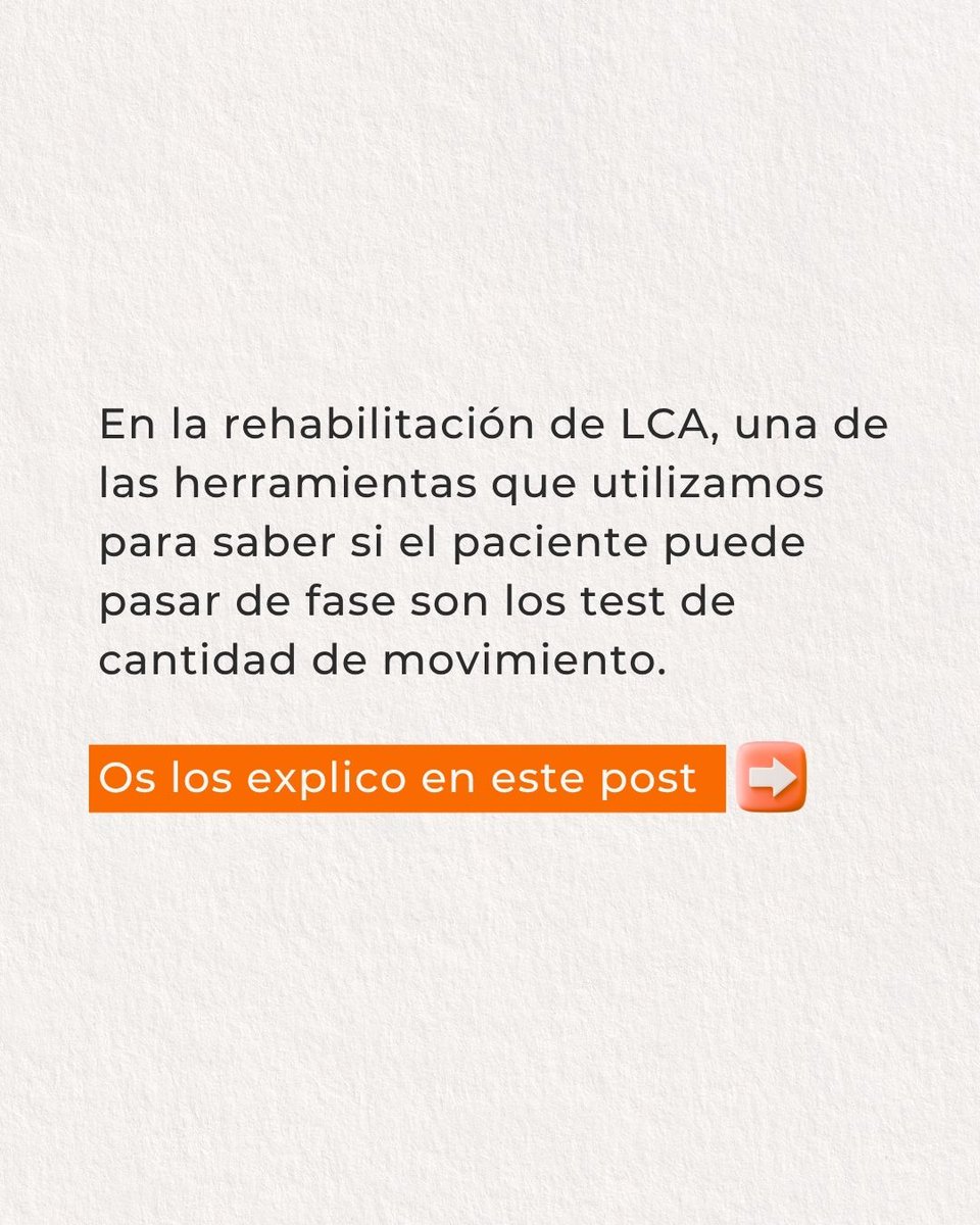 Knee_Spain's tweet photo. 🦵📊 ¿Cómo sabemos si una rodilla está preparada para avanzar en su recuperación?

En la rehabilitación del LCA no vale con “sentirse bien”. Necesitamos medir, comparar y tomar decisiones objetivas.

💬 ¿Conocías estos test? ¿Te los han hecho alguna vez en tu rehabilitación? https://t.co/iTX7VTaSQm