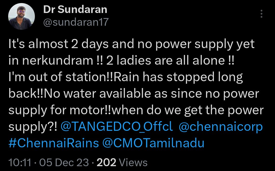 sundaran17's tweet photo. Epdlam kadha vidranunga..idhuku aprm 1 day aachu current vara!! 3-4 days ah ila!!idhu Ilama 2023 summer adikadi night power cut till morning in sivanthi avenue, nerkundram!!newly married aagi wife ah chennai kootitu  vandhu naan pata kastam enaku dhan da theriyum inverter ilama https://t.co/Fnir8YCMi3