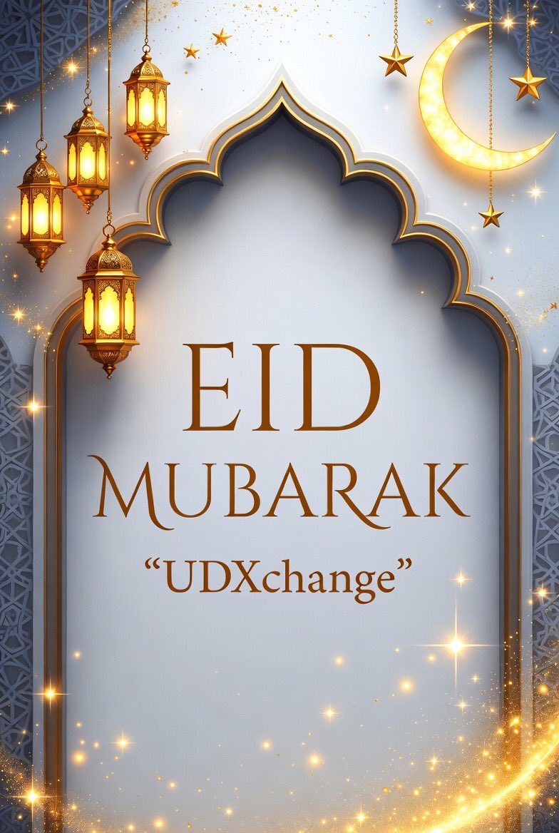 udxchange's tweet photo. 🌙 Eid Mubarak to all #UDXchangeFamily

Members and Muslims worldwide! 🤍

May Allah fill your life with happiness, peace, success, and countless blessings.
Enjoy this special day with your loved ones.

✨ Eid Mubarak Everyone! ✨ https://t.co/ML5C2eWRWe