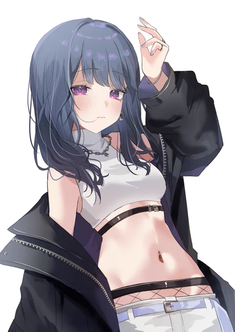 へそピを描き忘れてしまったので上げ直し #泡色模様 #小清水透の新衣装