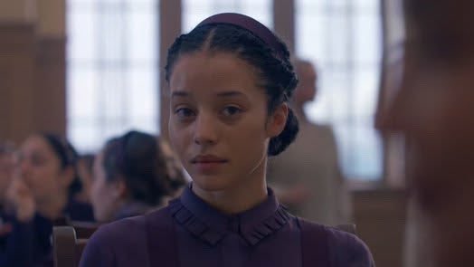 chaseinupdates's tweet photo. Chase Infiniti as Agnes you are so loved, and we cannot wait for season 2 of The Testaments!🥹💜 https://t.co/fb1mPFkVzd
