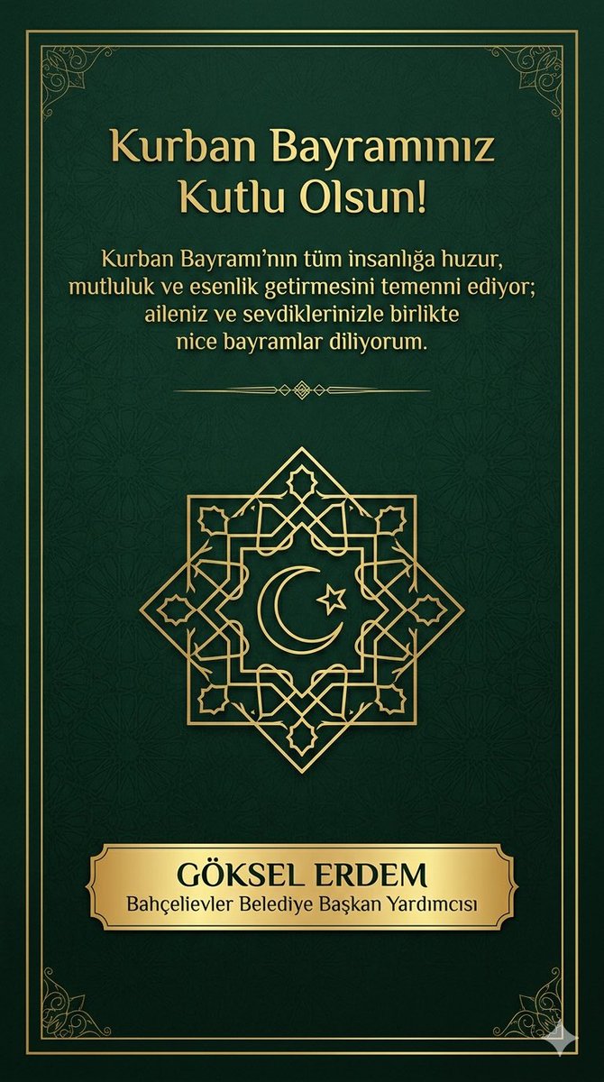 GokselE's tweet photo. Kurban Bayramınız Mübarek Olsun. https://t.co/MfszxmYqB3