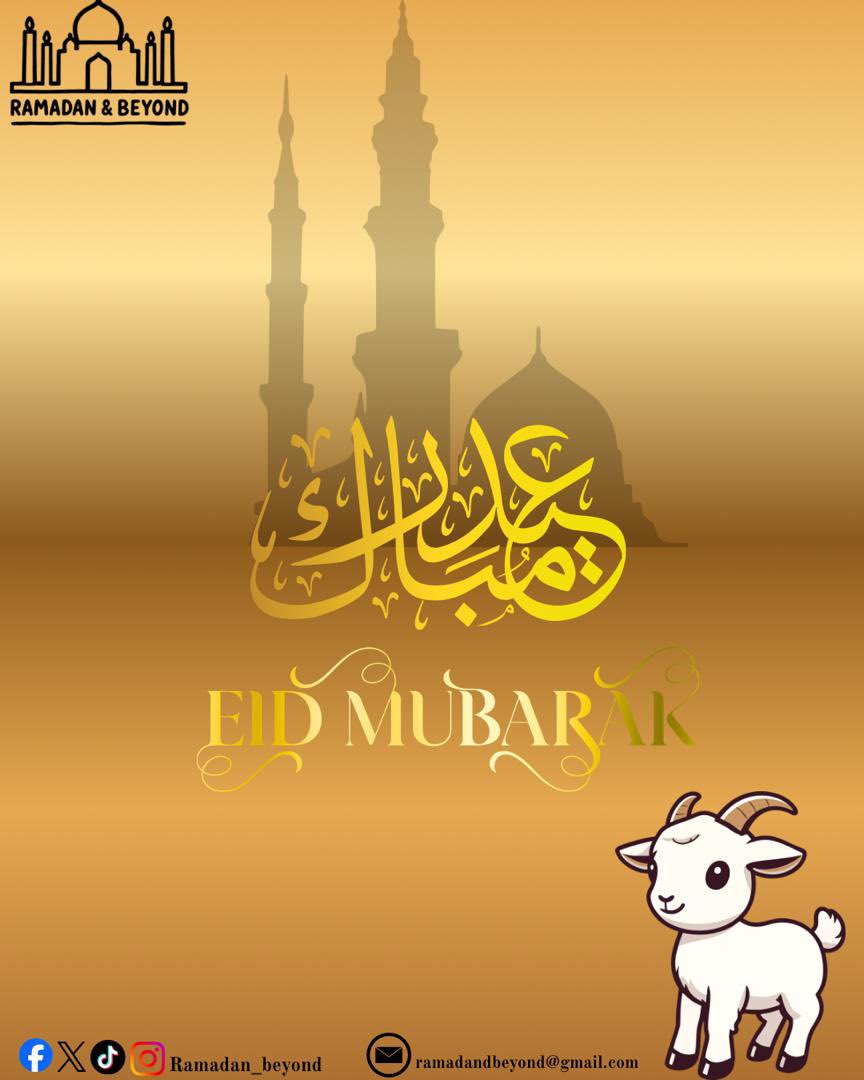 ramadan_beyond's tweet photo. Taqabalallahu minna wa minkum
Eidukum Mubarak✨

#ramadanandbeyond https://t.co/NxEY0ea8Yq