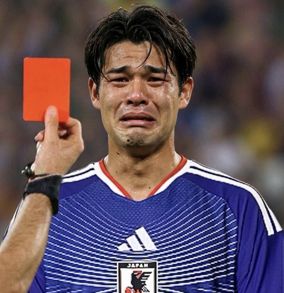 Kazulu9's tweet photo. Red card him the second the game starts.
#RedCard #Accountability
#JFA https://t.co/Cs10ktyI8I