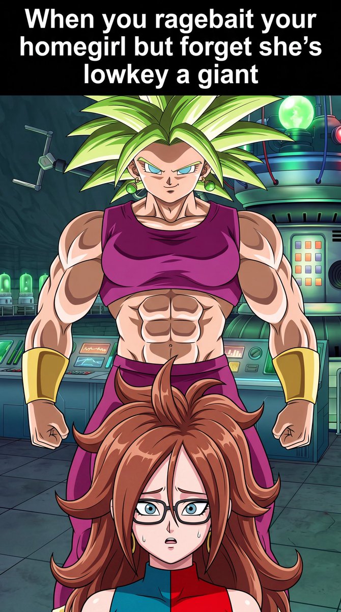 kefla and android 21 enjoyer tweet media